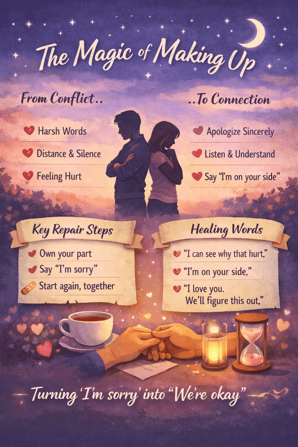 The Magic of Making Up